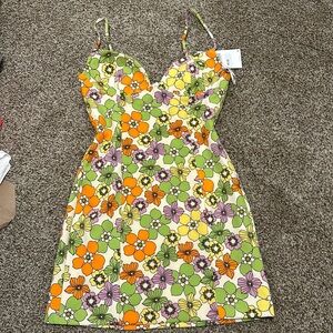 Zara Floral Dress size M